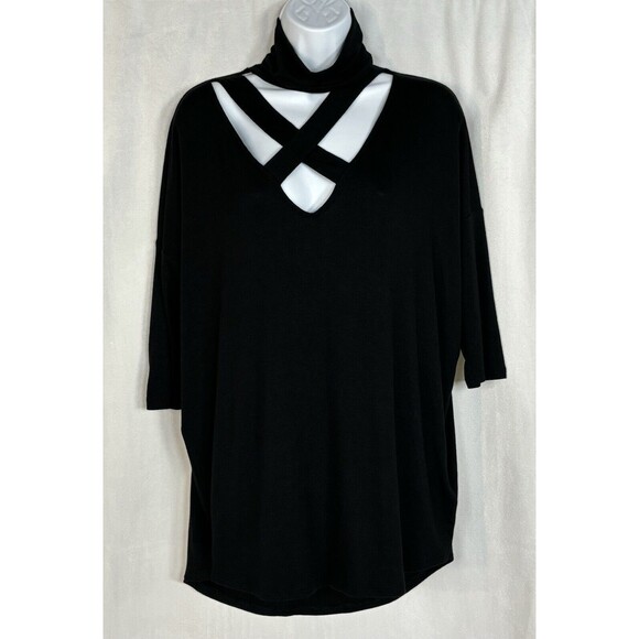 Elegant Black Women's Top - Picture 2 of 10